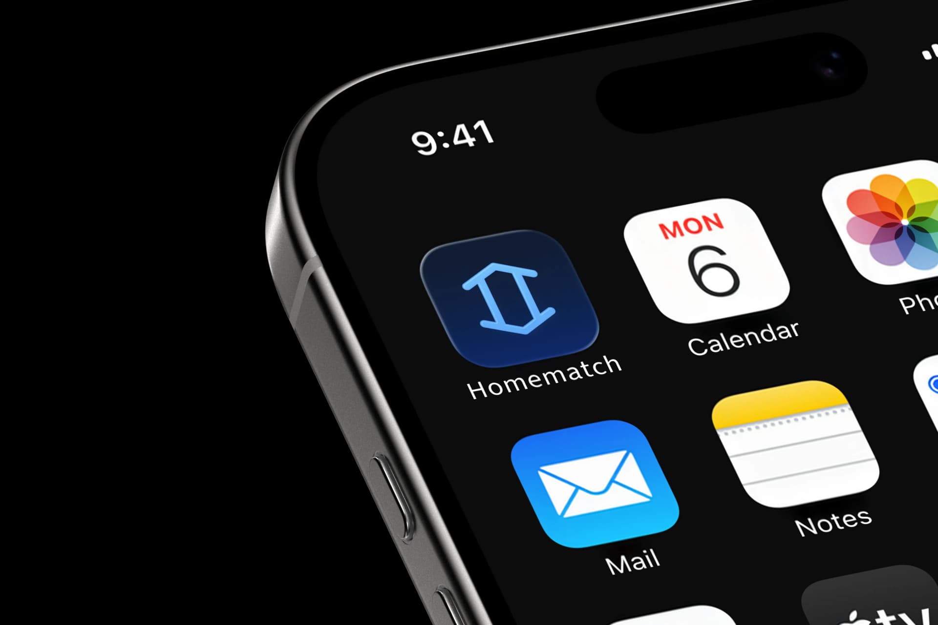 HomeMatch iOS app showing property listings with swipe-based preference learning